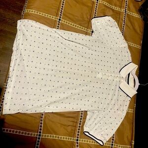 White “Smash”  Men’s Dress/Luxury Polo